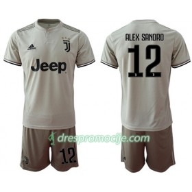Juventus Dres Alex Sandro 12 Dječji Gostujući 2018/19 Kratkih Rukava